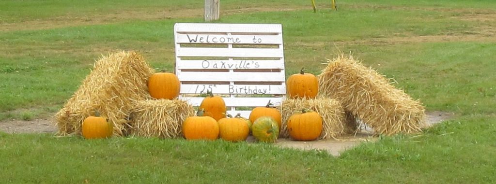 Oakville 125th Welcome Sign