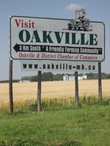 Oakville Highway Sign