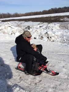 Tobogganing at Winterfest