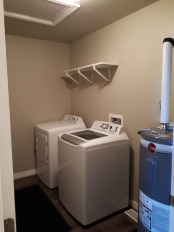 Rental unit laundry room