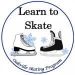 The logo for the Oakville Skating Program learn to skate